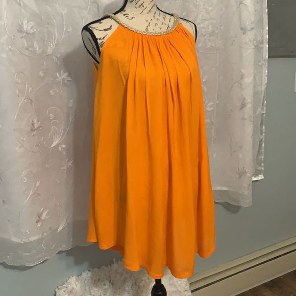 Sand & Spirit | Orange Cover up / House Dress | size 2 - Picture 4 of 6
